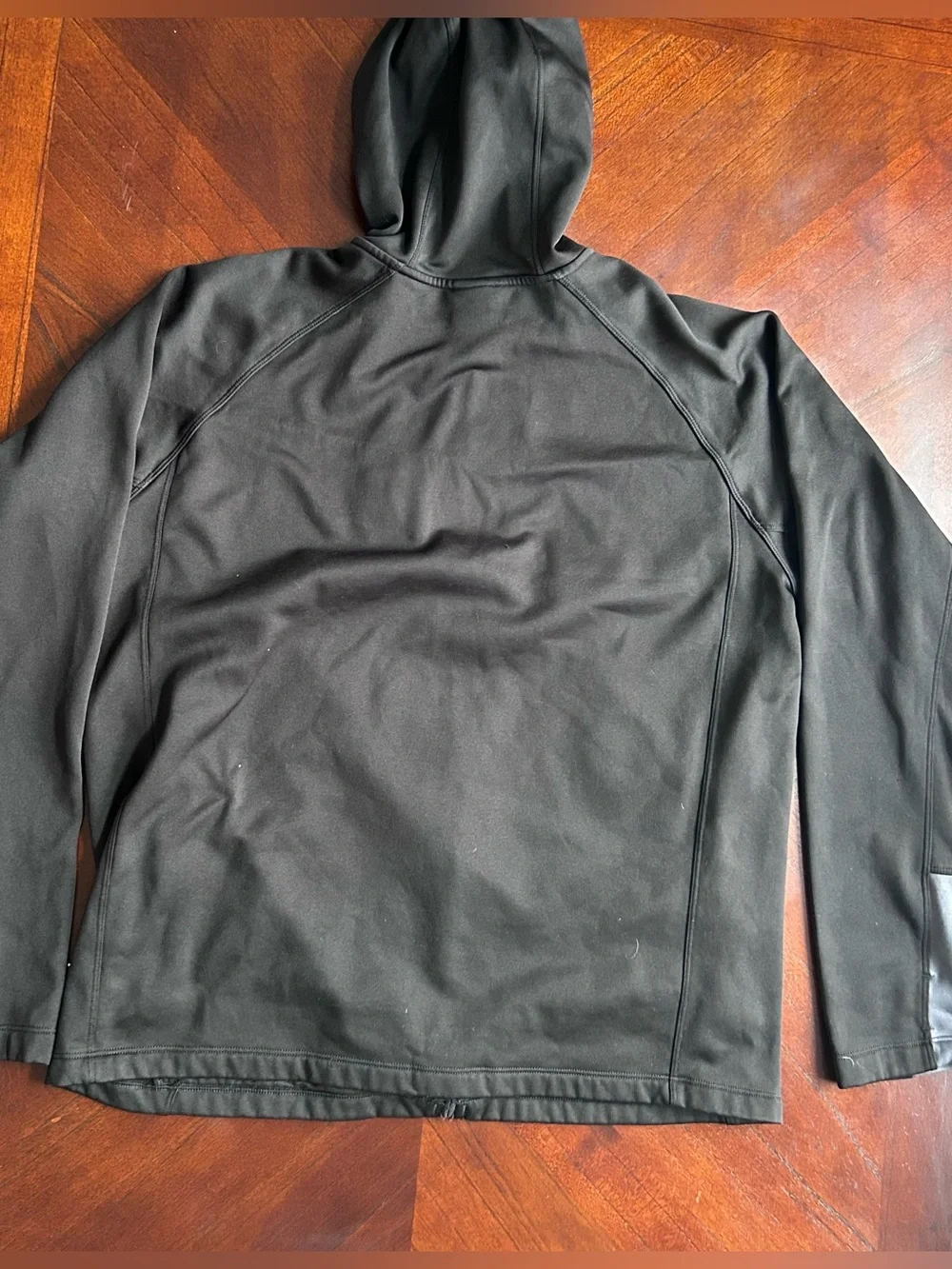 The North Face Black Hooded Performance Softshell Jacket size XL